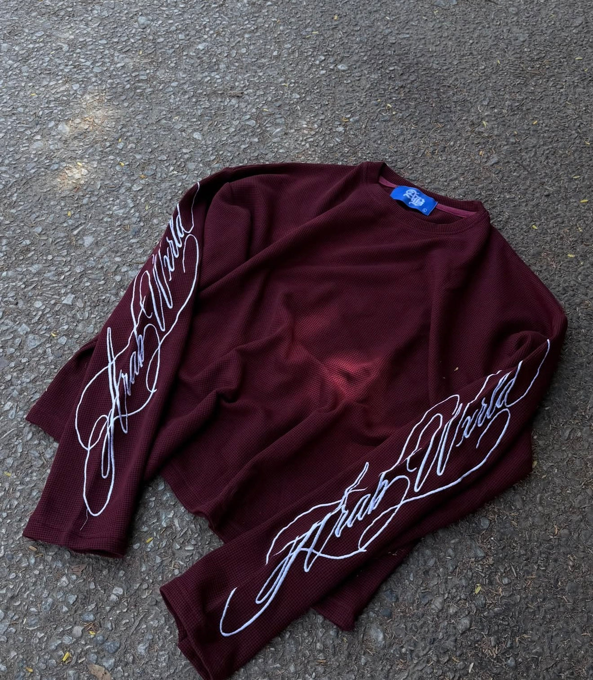 WXRLD Burgundy Long Sleeve