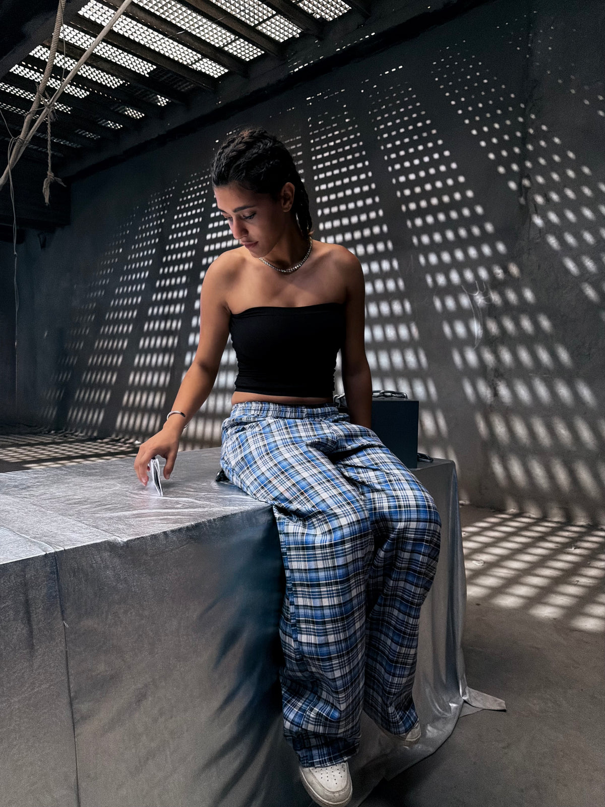 Plaid Pj pants