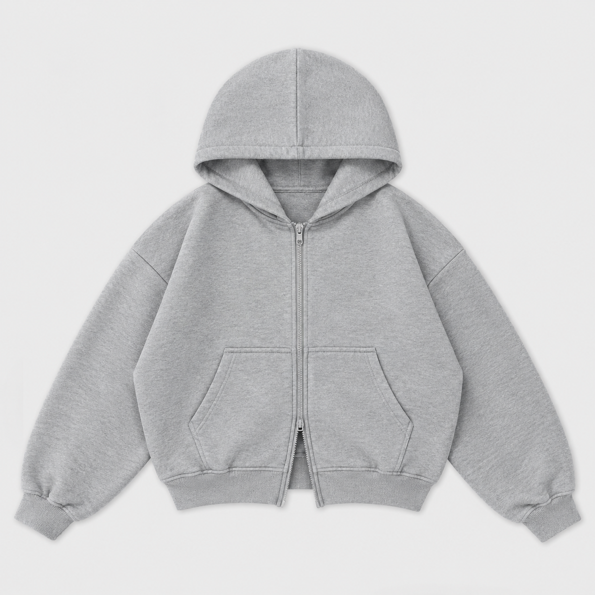 Basic Zipper Chiné
